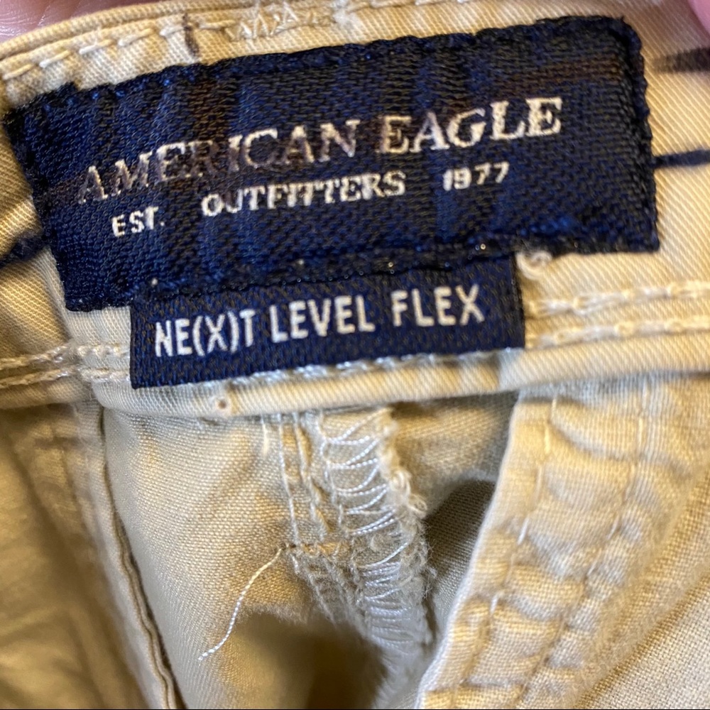 AEO Women’s Ne(x)t Level Flex Slim Khakis Short 26 - Picture 6 of 8